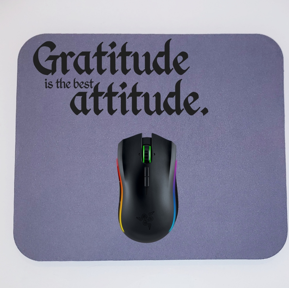 Quotes mouse pad office mouse pad Gratitude is the
